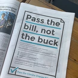 Pass the bill not the buck