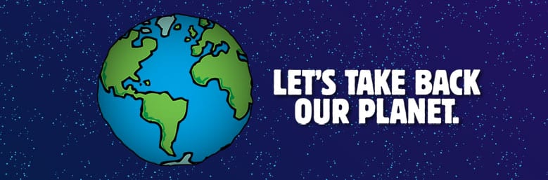 Let's take our planet back hero asset