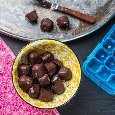 Step 4 - Truffles popped out of tray