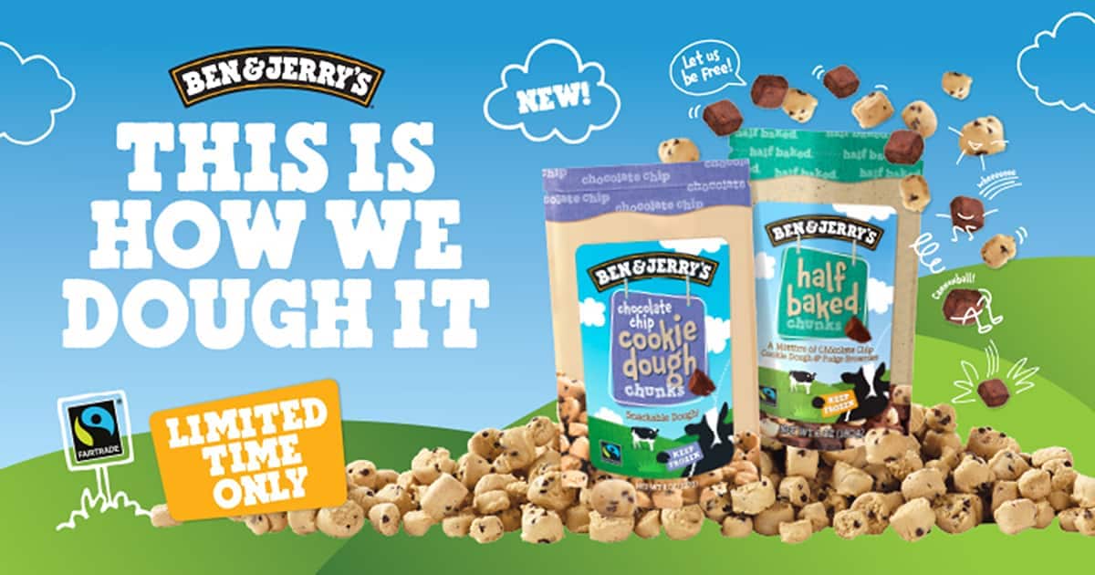 Say hello to our NEW dough licious Cookie Dough Chunks Ben