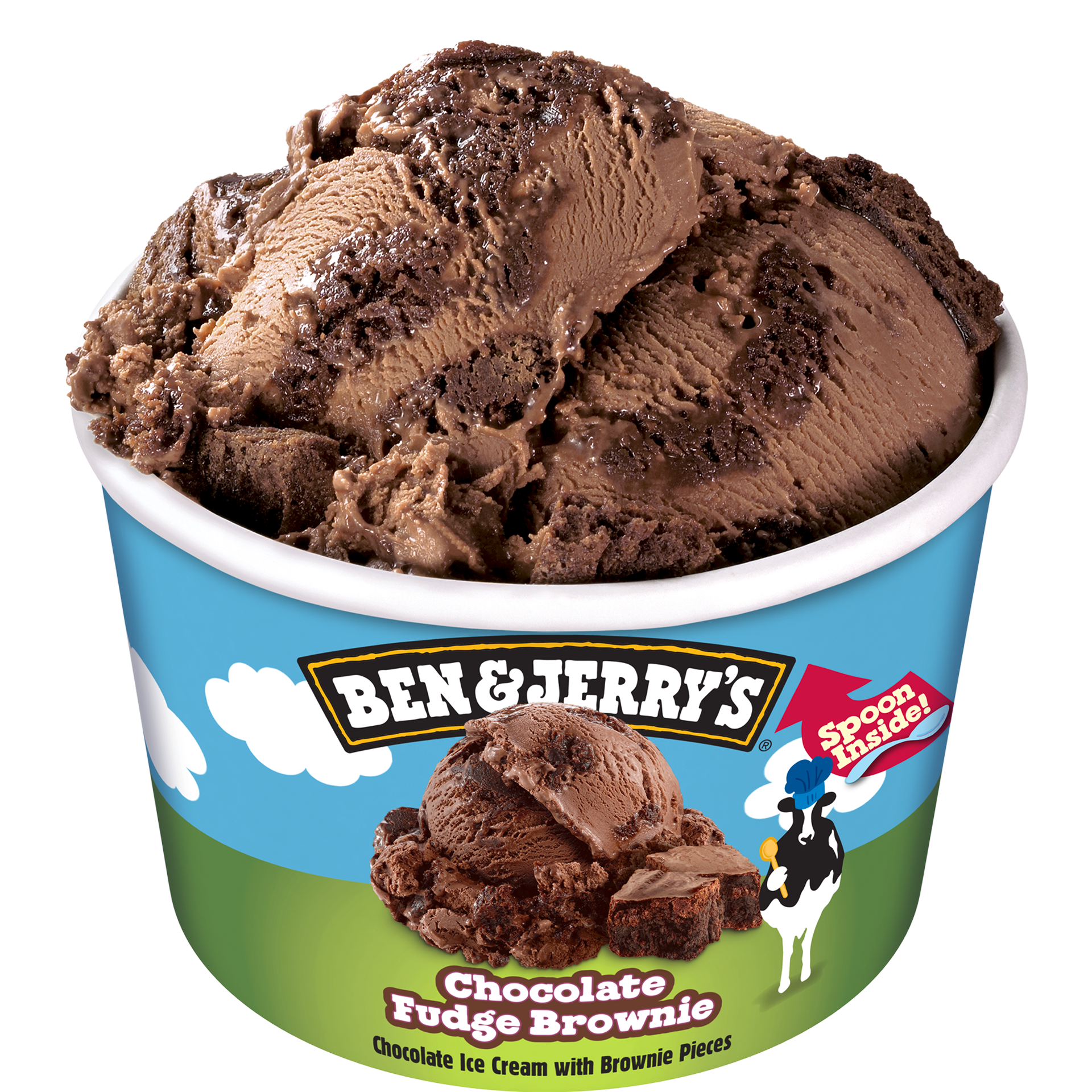 Chocolate Fudge Brownie Original Ice Cream Mini Cups