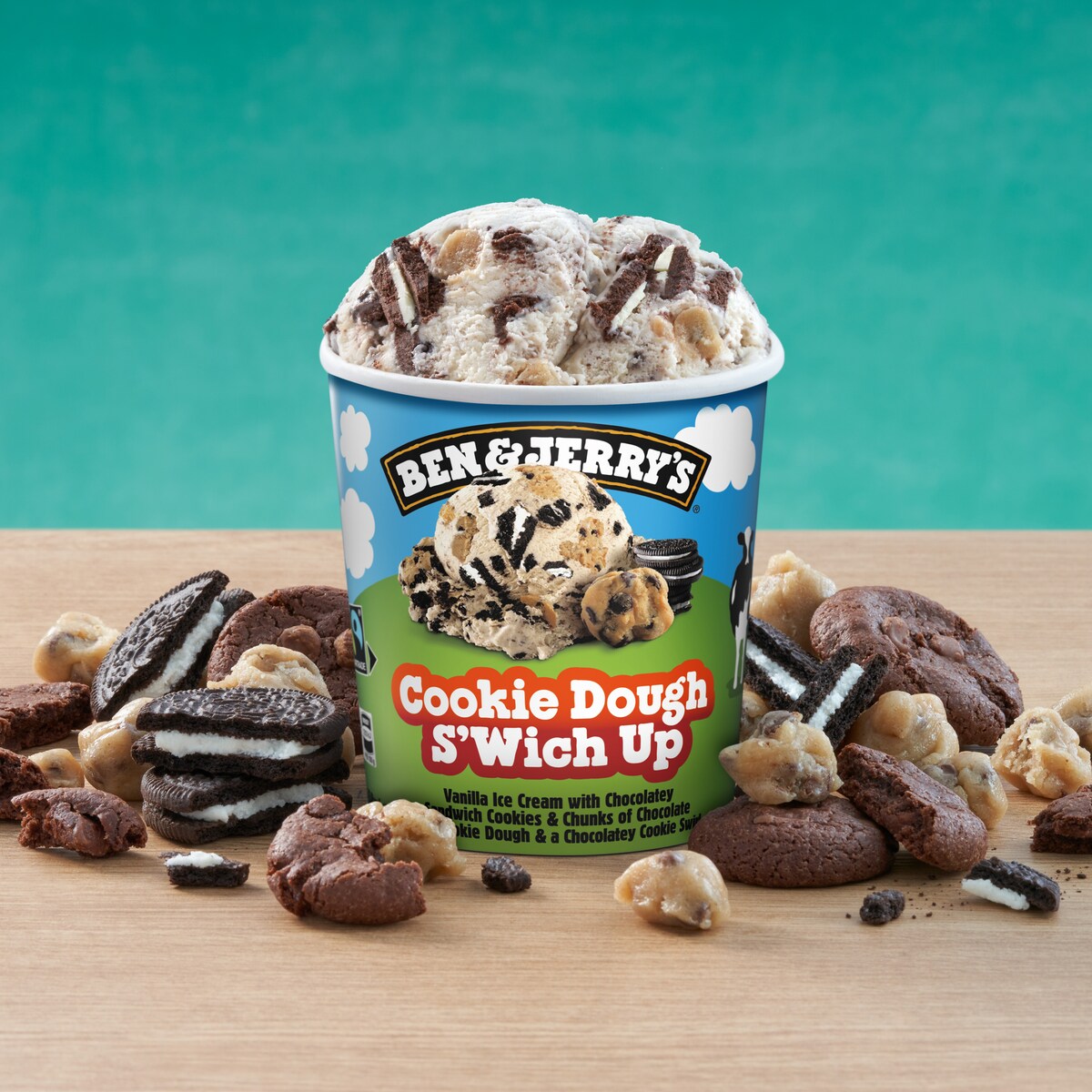 Cookie Dough S'Wich Up Ice Cream - Pint 1 / 4