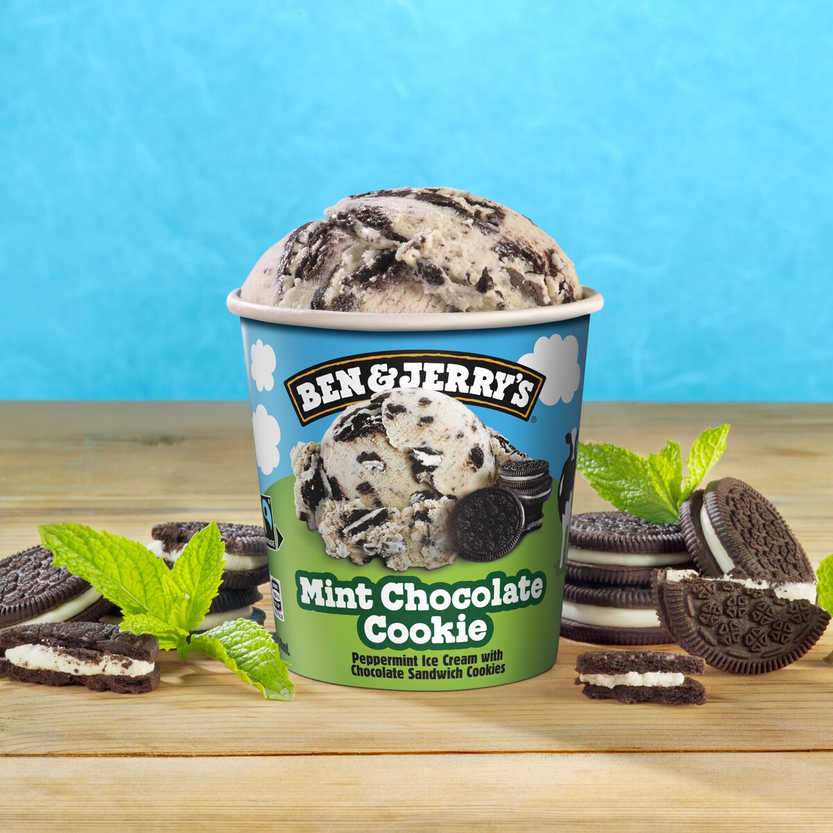 Mint Chocolate Cookie Ice Cream - Pint 2 / 5