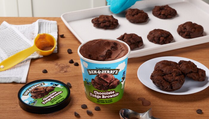 Double Chocolate Chip Ice Cream Cookies